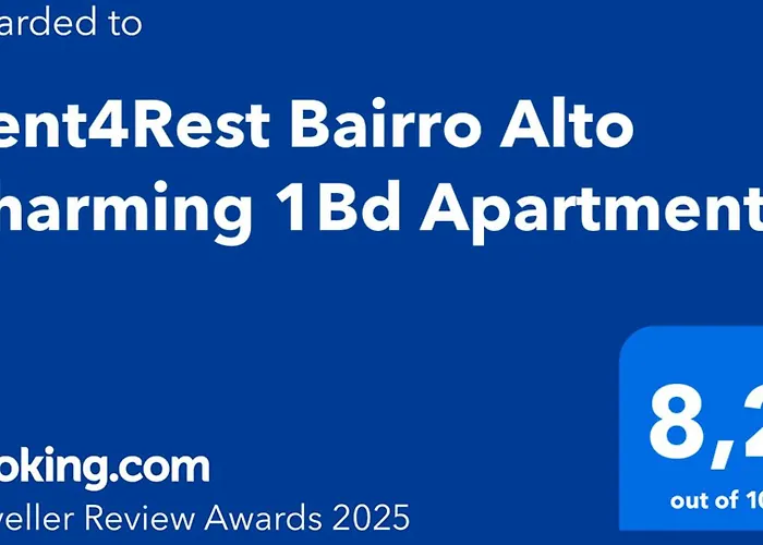 アパート Rent4rest Bairro Alto Charming 1bd
